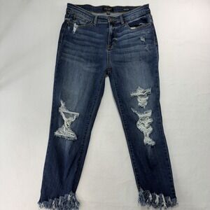 Judy Blue 11/30 Women's Jeans Skinny Fit Casual Distressed